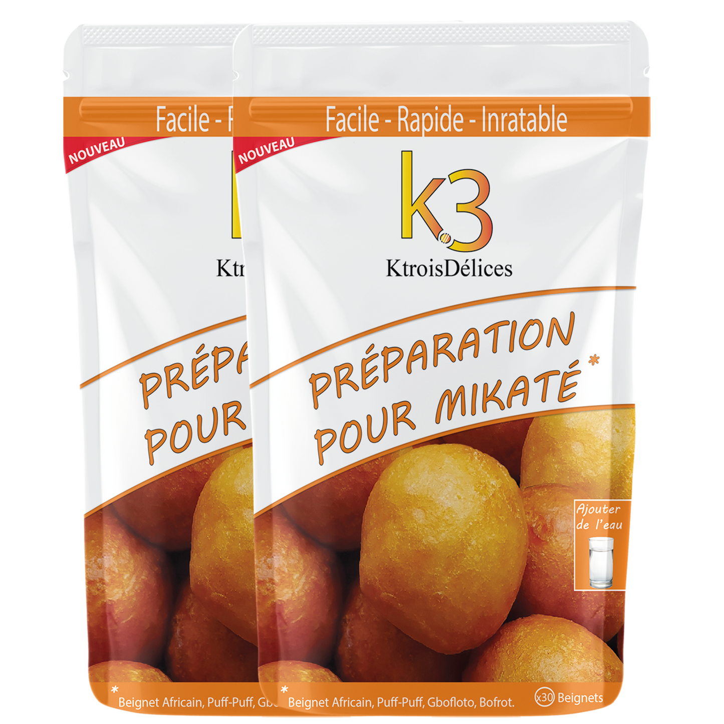 Mix Beignets Mikaté (2 sachets)